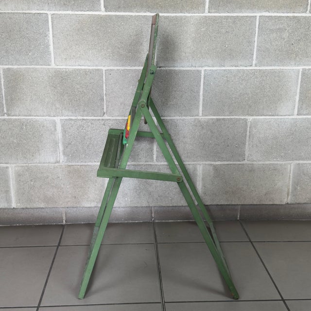 Wooden School Blackboard, 1950s For Sale - Image 4 of 11