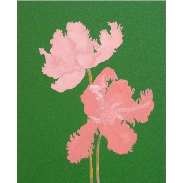 Sold out, closed edition artist repro print, unsigned and framed. Artist Statement My painting practice is an exploration...