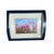 1970s 1970s MCM 3D Foil Art Deco Diorama Scene Mt Fuji Pink Cosmos Flower Concave Blue Frame For Sale - Image 5 of 17
