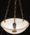 Liberty White Albaster Pendant, 1940s For Sale - Image 10 of 10