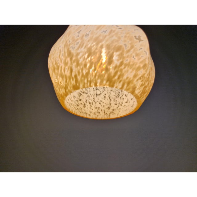 Art Deco Pendant Light in Pink Speckled Glass, 1920s For Sale - Image 16 of 16