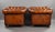 Vintage Chesterfield Club Chairs in Brown Leather, 1930, Set of 2 For Sale - Image 3 of 12
