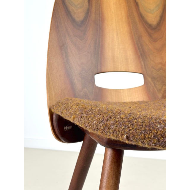 Wood Dining Lollipop Chairs by František Jirák for Tatra, 1960s, Set of 4 For Sale - Image 7 of 13