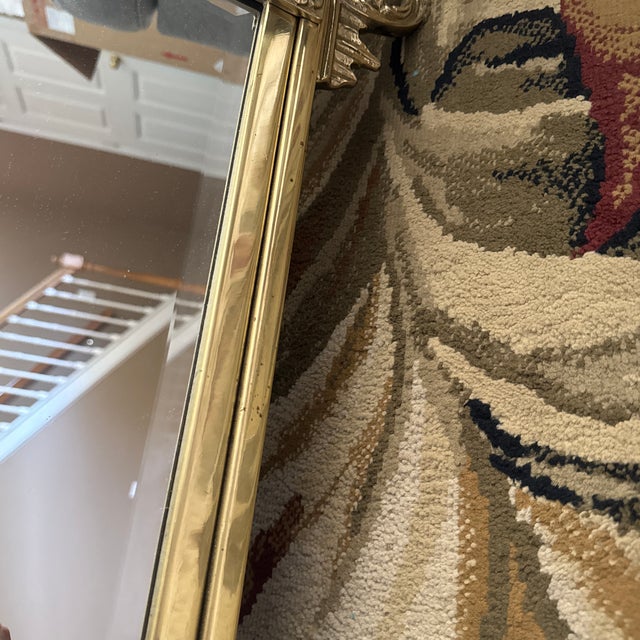 Mid 20th Century Beveled Mirror For Sale - Image 11 of 11