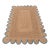 French Blue Scallop Edge Jute Rug 10x14 Ft. For Sale