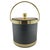 Mid 20th Century Vintage Black & Gold Ice Bucket – Mid-Century Modern Barware For Sale - Image 5 of 10