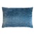 Kevin O'Brien Woodgrain Faux Bois Denim Mini Cut Velvet Pillow For Sale