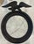 Mid 20th Century Vintage Federal, Americana Style Cast Iron Round Eagle Frame For Sale - Image 5 of 13