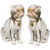 Ceramic Continental Porcelain Pug Dogs - a Pair For Sale - Image 7 of 7