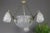 Art Deco Frosted Glass and Bronze Six-Light Chandelier from Verrerie D'Art Degué, 1920s For Sale - Image 4 of 18