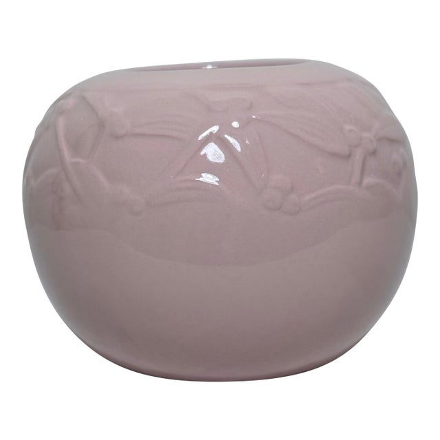 1926 Rookwood Pottery Cabinet Vase in Matte Blush Glaze, Shape 6545 For Sale