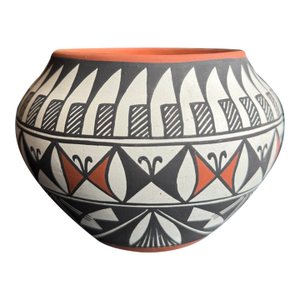 Roberta Howeya Trujillo Acoma Pueblo Polychrome Olla