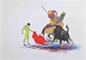 Josè Guevara, Toreador, Original Lithograph, 1971