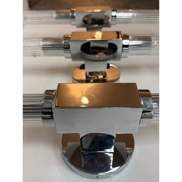 Jonathan Browning for Restoration Hardware Cannele Sconces, Set of Three For Sale - Image 9 of 12