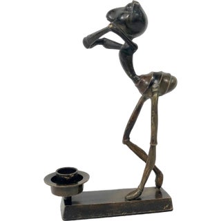 Bronze Ant Figure Candleholder, 1970s For Sale