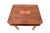 Brown Art Deco Rectangular Coffee Table, Poland, 1940s For Sale - Image 8 of 10