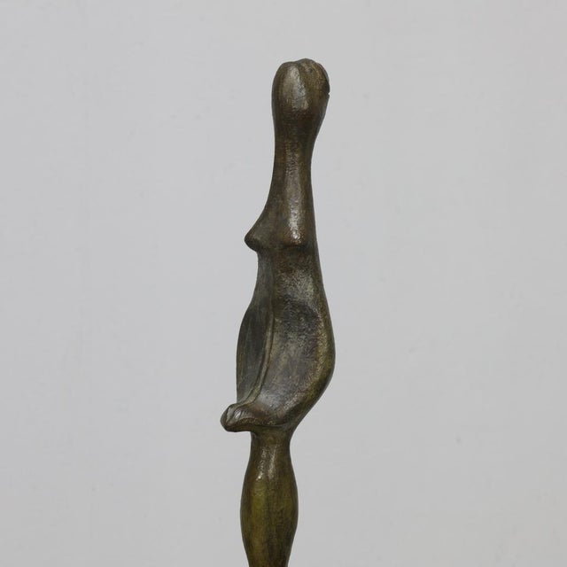 Female Figure on Apple by Godfried Pieters, 1980s For Sale - Image 4 of 8