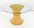 Wood Sheaf of Bamboo Base Glass 48" Round Top Dining Center Table Mid Century Modern For Sale - Image 7 of 10