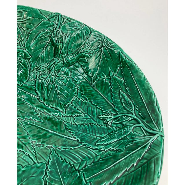 Vintage Ceramic Italian Leaf and Acorn Motif Bowl For Sale In Kansas City - Image 6 of 7