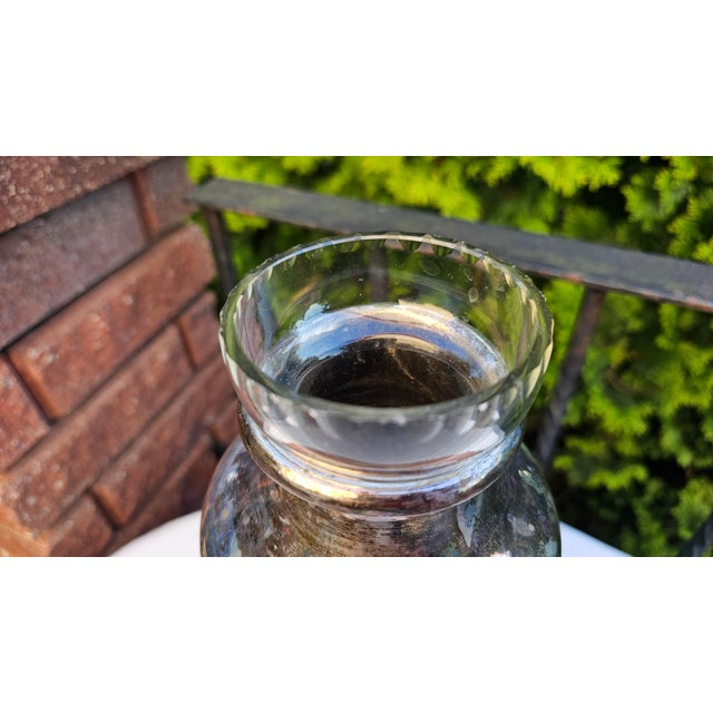 Art Deco Silver-Plated Vase with Glass Insert, 1929, Set of 2 For Sale - Image 7 of 13