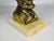 Metal Mid 20th Century Abraham Lincoln Brass Bust on Alabaster Stone Base Bookends - a Pair For Sale - Image 7 of 8