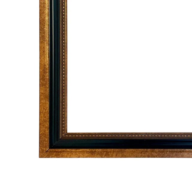 American Clipper Ship "Macon" Watercolor Reproduction Print Behind Glass, Framed 8" X 10" For Sale - Image 3 of 5