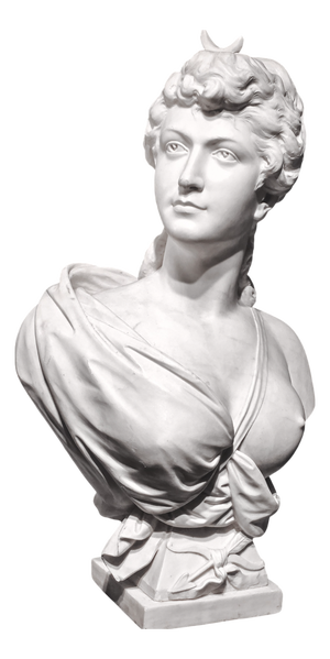 Pietro Olivieri, Diana the Huntress, 1800s, Carrara Marble