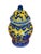 Late 20th Century Late 20th Century Yellow & Blue Chinoiserie Ginger Jar For Sale - Image 5 of 7