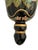 Vintage 19th Century - Style Regency Black & Floral Wall Sconce Shelf For Sale In San Francisco - Image 6 of 7