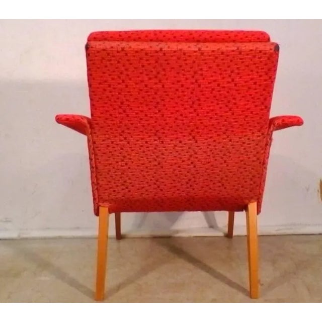 Mid-Century Czech Armchair by Miroslav Navratil, 1950s For Sale - Image 6 of 9