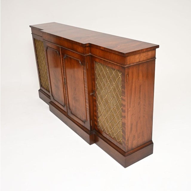 1930s Georgian Grill Front Sideboard, 1930s For Sale - Image 5 of 10