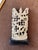 Chinese Mid 20th Century Framed Hand Carved Bone Wall Art Pair Pagoda & Flower For Sale - Image 3 of 11