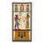 Amazing Large Antique Egyptian Egypt Wall Hanging Hand Sewn Appliqué Textile Egyptian Art Statement Tapestry Banner Home Decor For Sale