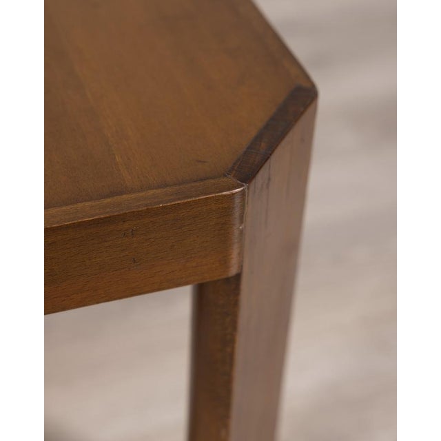 Vintage Walnut Coffee Table, Italy, 1960s For Sale - Image 9 of 11