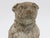 Strong and full of personality, this English 1970s era composite stone bulldog figure sits with a proud, slightly lifted...