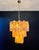 Large Vintage Three-Tier Murano Glass Tube Chandelier, 1990s For Sale - Image 11 of 18