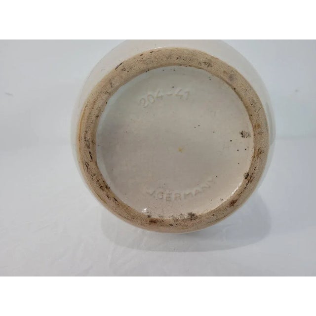 White Mid-Century Modern Scheurick Keramik W German White Ceramic Vase For Sale - Image 8 of 9