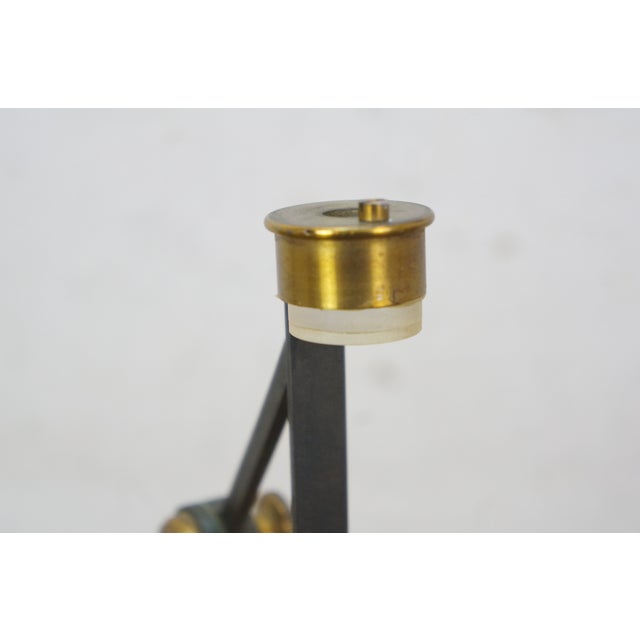 Antique Max Kohl Chemnitz Germany Brass Iron Optical Polariscope Scope 15" For Sale - Image 14 of 17