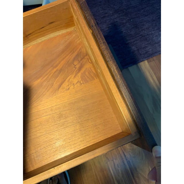 Rare Solid Mexican Cocobolo Wood Desk Don Shoemaker For Sale - Image 9 of 9