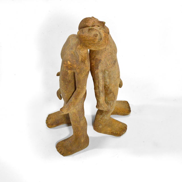 "Star Gazers" Earthenware Sculpture For Sale - Image 4 of 7