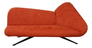 Papillon Two-Seater Sofa Bed in Orange with Manual Function by Bonaldo