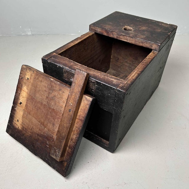 Antique Wooden Zenibako Temple Offering Box, Japan, 1890s For Sale - Image 9 of 18