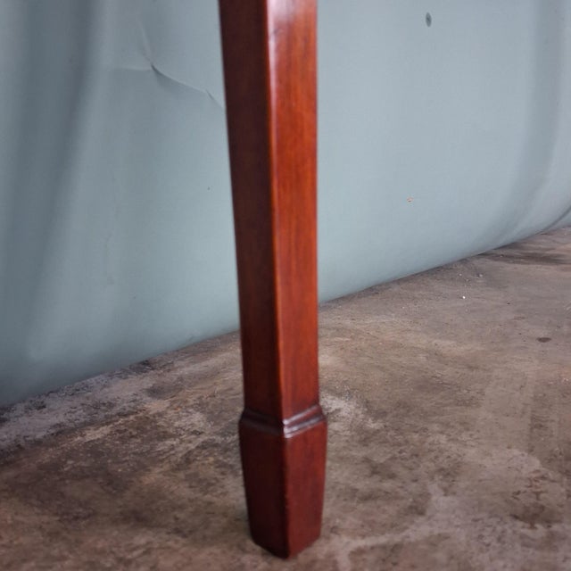 English Regency Folding Game Table in Mahogany with Leather Top, 1820 For Sale - Image 12 of 18