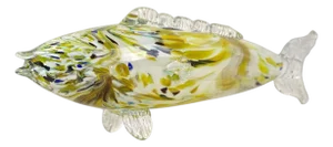 Mid-Century Murano Glass Fish Sculpture, Italy, 1950s