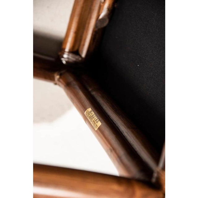 Mc Guire Wood Extendable Round Table, 1970s For Sale - Image 18 of 18