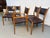 Contemporary Mid 20th Century Attributed to Paul McCobb for Directional Irwin Collection Woven Leather Dinning Chairs For Sale - Image 3 of 14
