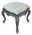 Antique Italian Baroque Green Paint Decorated Footstool Ottoman Bench For Sale