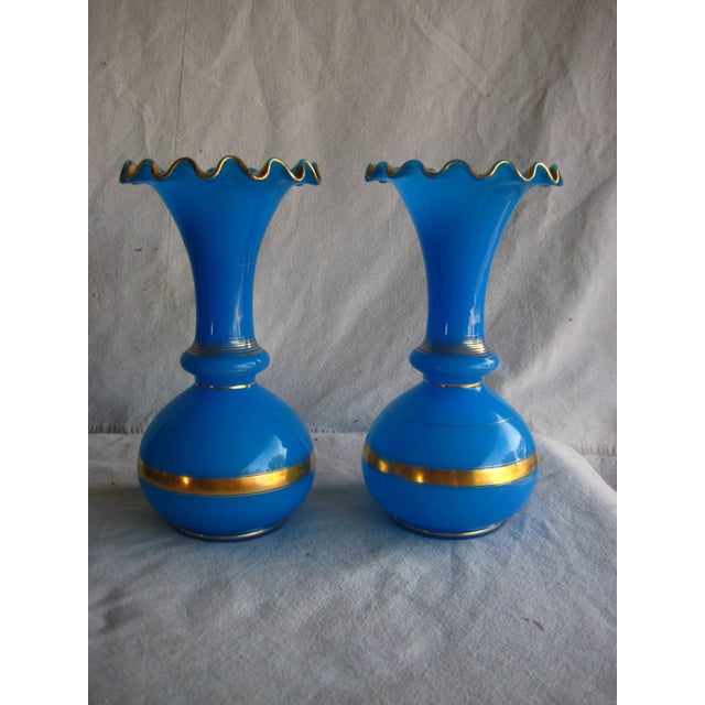 Opaline items were extremely popular in the 18 hundreds and numerous of items were created with different coloring, white...