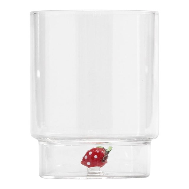 Teca Frutta Tumbler (set of 6) - Strawberry For Sale