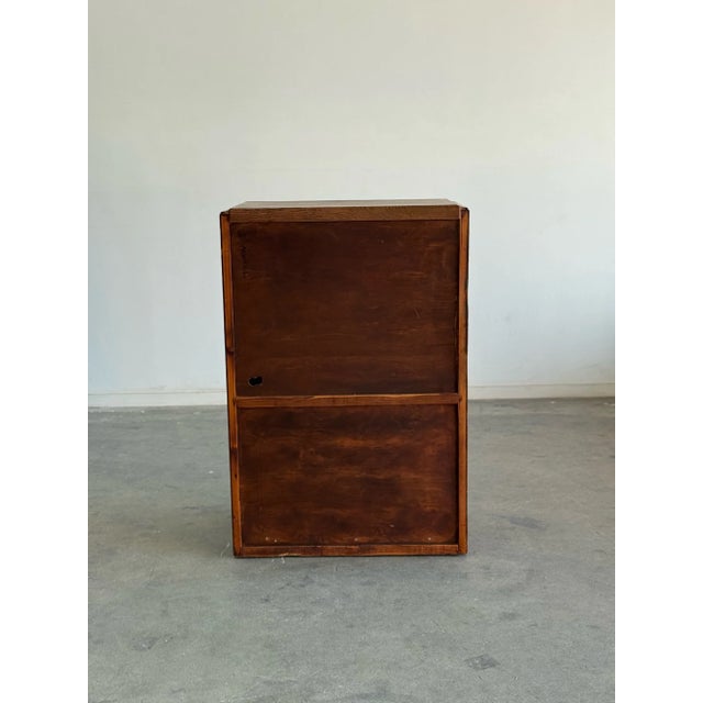 Brown Antique Scalloped Center Highboy For Sale - Image 8 of 12